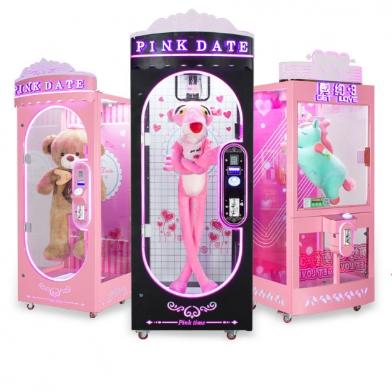 Pink Date Crane Machine