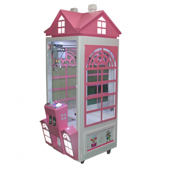 Single Pink House Claw Crane Machine